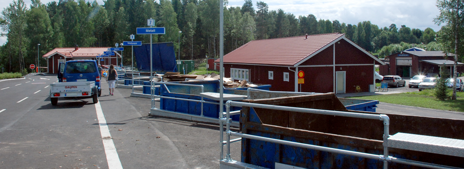 Bild på Mossebergs avfallsanläggning